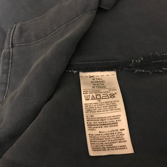 Old Navy Men's Casual Button Down Shirt Sz M Tall - Picture 4 of 5